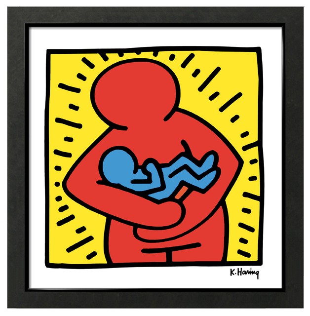 keith haring baby carrier
