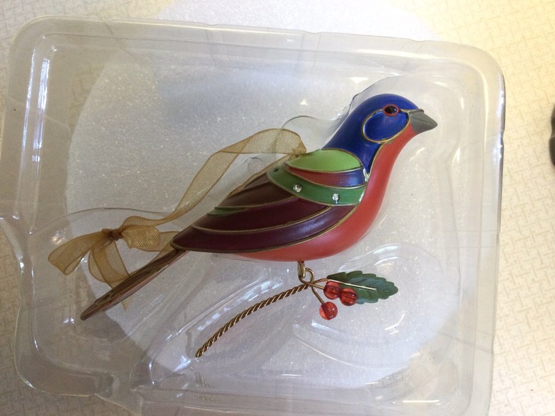 Hallmark Painted Bunting The Beauty of Birds Keepsake Christmas Ornament 2012 #8