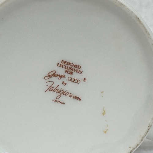 Vintage 1986 George Good Fabrizio Thanksgiving Turkey White Ceramic Coffee Mug - Picture 5 of 8