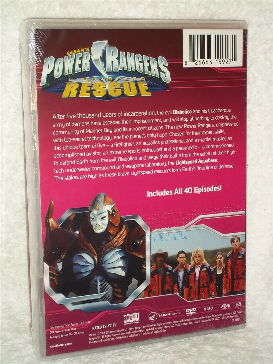 Power Rangers Lightspeed Rescue The Complete Series DVD 2013 5