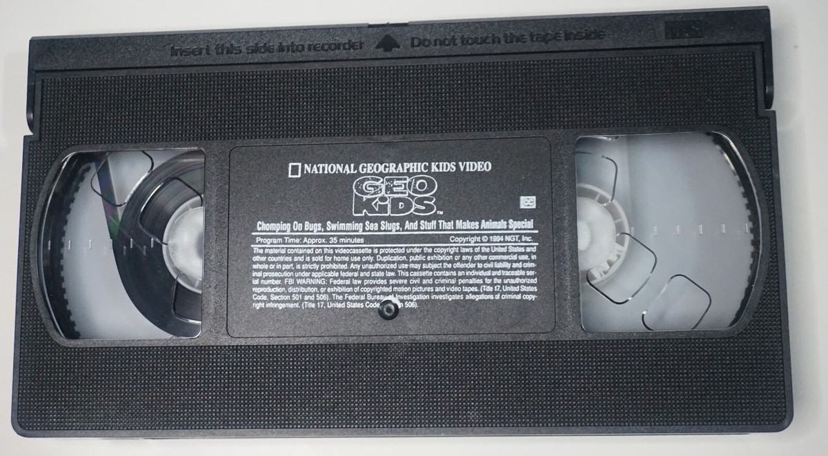 National Geographic Kids幼児版（CD付き） 5 x GeoKids National Geographic VHS 94”Videos Bear Cubs Cool