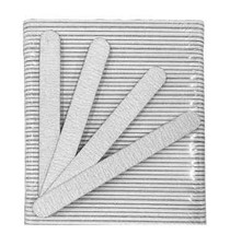Professional Acrylic Nail File 100/100 Grit Zebra 7" pack of 50 F511