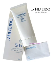 Shiseido Essence Sunscreen SPF 50+ PA++++ Water Resistant NIB 60ML Rare