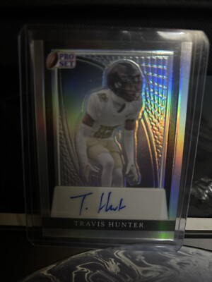 Travis Hunter Auto Leaf Pro Set /25 Gem MT 