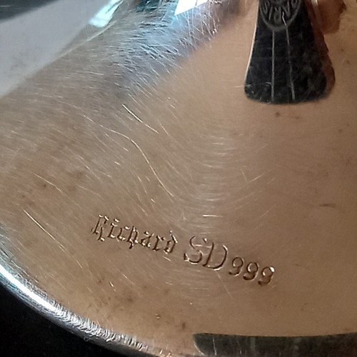Vintage Shabbat Kiddush Silver Plated/Richard SD 999 Marked Cup Saucer Nice 145g - Picture 22 of 22