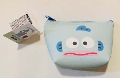 Sanrio Hangyodon Small Pouch Coin Purse New Zipper Bag from Japan