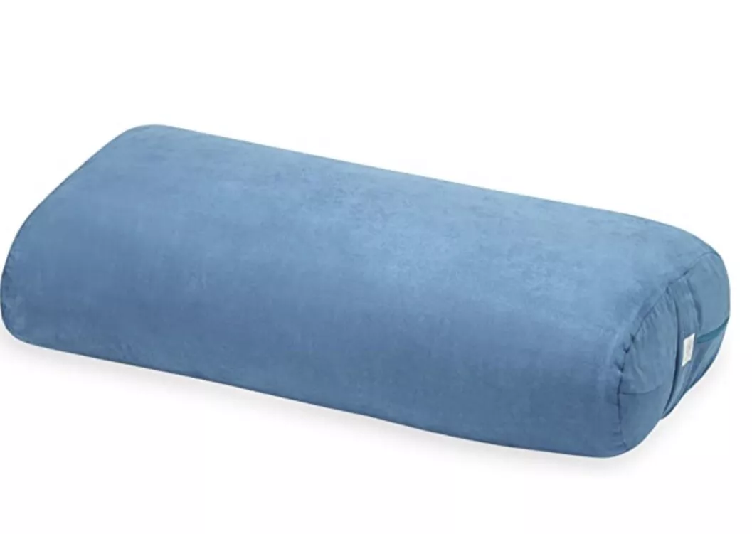 Teal best sale bolster pillow
