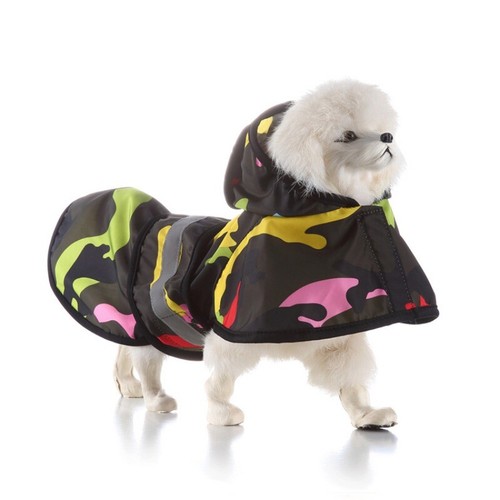 Reflective High Visibility Waterproof Pet Dog Raincoat Outdoor Rain Coat Jacket - Picture 18 of 28