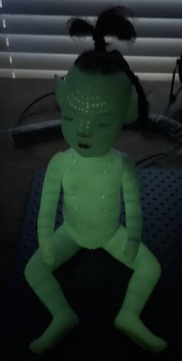 AVATAR Movie Reborn 12'' Doll Newborn Female Glow in Dark Rare!
