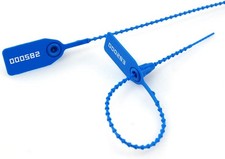 Leadseals Security Tags 1000Pc Plastic Tamper Seals Blue