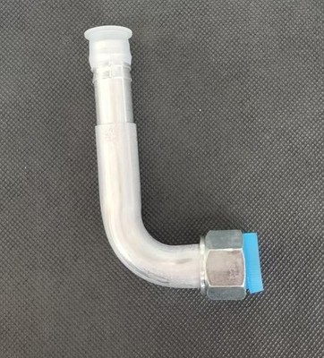 A/C AC FITTING BARBED PUSH ON FEMALE O RING 90 DEGREE # 10 NUT # 12 HOSE 1523
