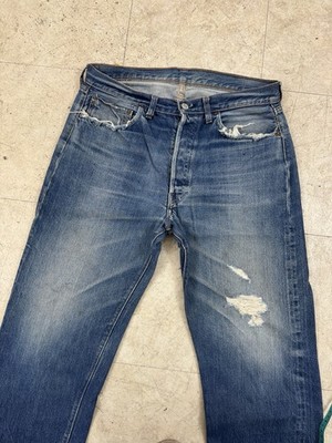 Levis 501 Jeans 33x31 60s 70s USA Vtg 66 Single Stitch Big E