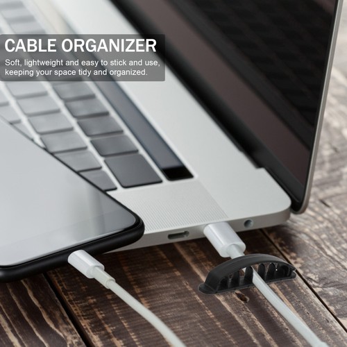 12 PCS Multifunktionales Kabelfixiergerät Desktop-Kabelhalter Kabelorganisator - Afbeelding 11 van 12