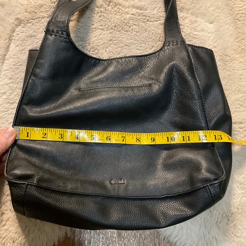 Borsa a tracolla The Sak Huntley tote bag in pelle nera - Foto 3 di 12