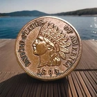 🔥 1893 Indian Head Penny High Grade AU Details Full Liberty 3 Diamonds