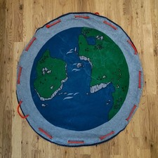 LEGO Sammelbeutel Piraten Landschaft Vintage 80er 90er Spielmatte Aufbewahrung