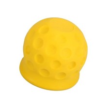 Universal Trailer Hitch Ball Cover Waterproof Dustproof 50mm ID Yellow for