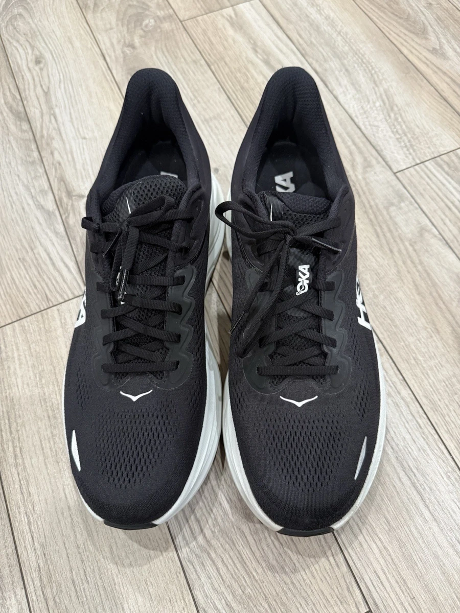Hoka One One HOKA Bondi 9 2E Wide Black White for sale | eBay display picture 1