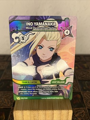Ino Yamanaka Rare Naruto Mythos Tcg Englisch Near Mint
