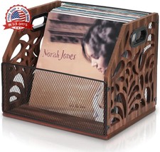 Vinyl Record Storage, Wooden Record Holder, Magazine Holder, Magazine Rack for D