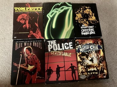 Lot(6)Rock Music DVD box sets rock/hard rock/metal/punk/alternative/classic rock
