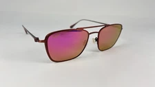 Maui Jim Ebb&Flow Red Satin Hawaii Sunrise Polarized Sunglasses MJ542-19A