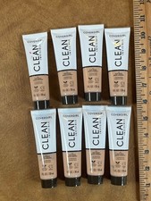 Covergirl Clean Invisible Buff Beige 125 Liquid Foundation Lot of 8