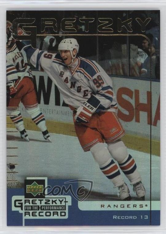 1999 Upper Deck Performance for the Record McDonald's Wayne Gretzky #13 HOF 14s2