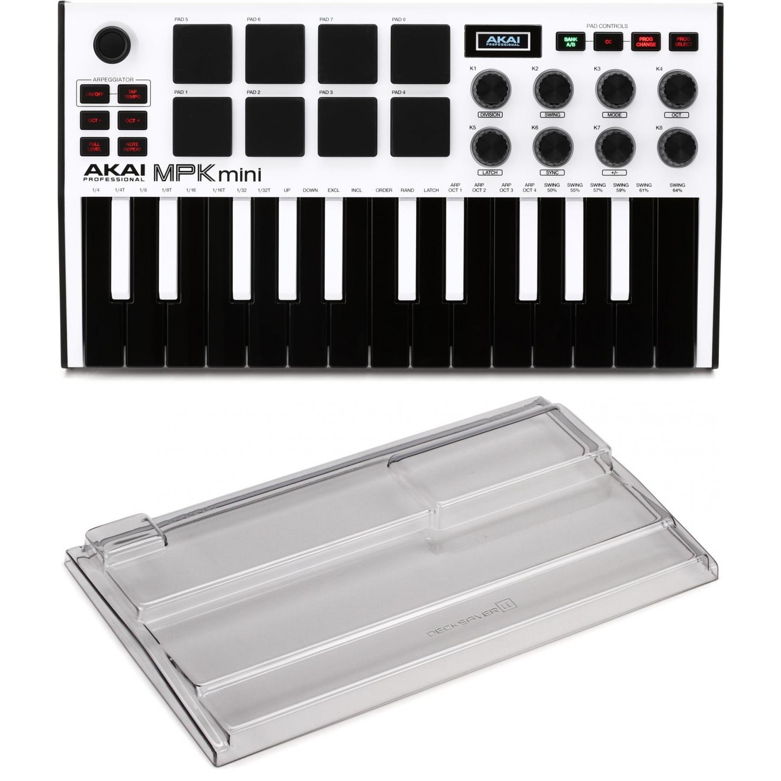 Akai Professional MPK Mini MK III Limited Edition Белая 25-клавишная клавиатура