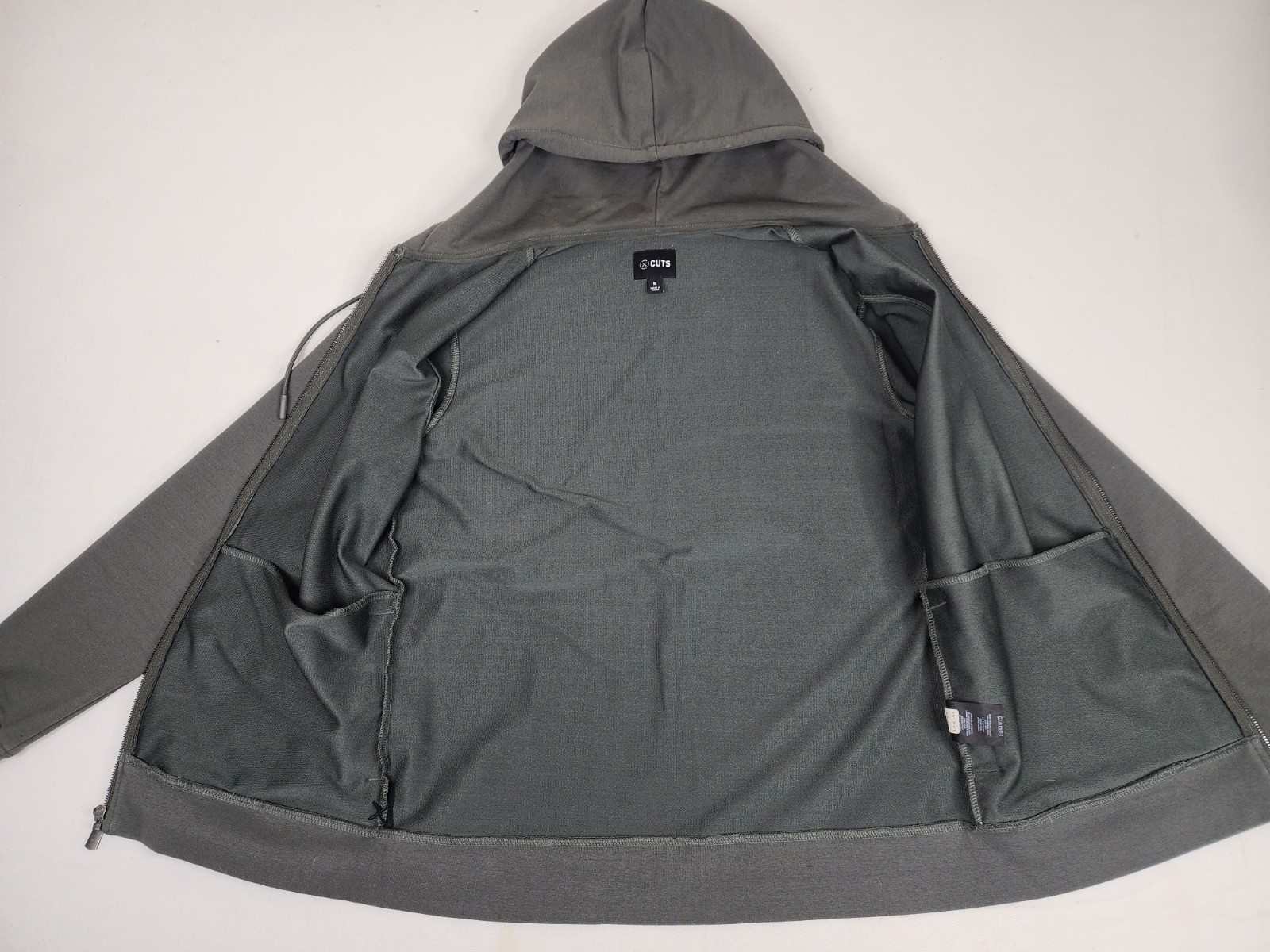 Cuts Sage Green Hyperloop Split Hem Pullover Swea… - image 5