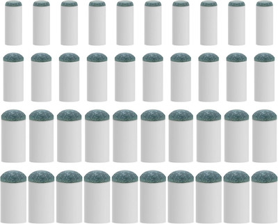 40Pcs Slip on Pool Cue Tips Replacement Kit, 4 Sizes Upgrade Pool Stick Tips for