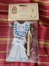 Vintage NIP John Millman Traditional Toys And Games Climbing Sailor Toy
