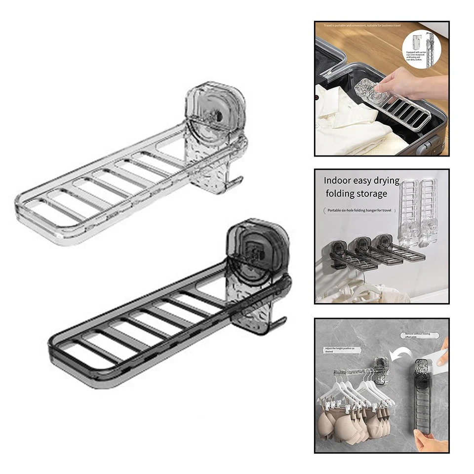 Platzsparender tragbarer Wäscheständer mit höhenverstellbarem Design