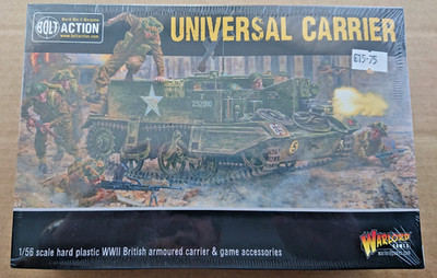 Bolt Action Warlord Games Universal Carrier Plastikbausatz Maßstab 1:56 NEU/VERSIEGELT
