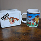 Warner Bros. Studio Store Mug and socks in tin new never used — photo 1