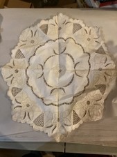 23  Vintage Crochet Round Table Cover Topper ...