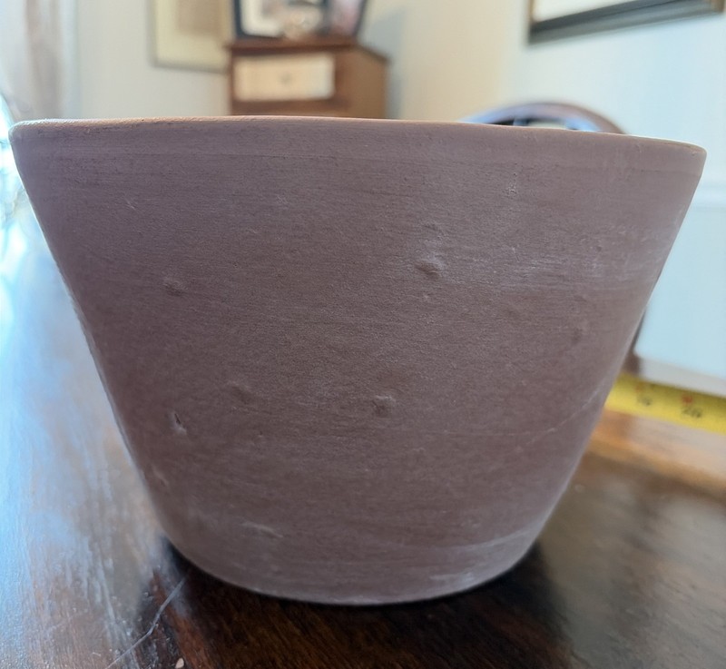 5” H X 8” W Terracotta Clay Pot Southern Patio Heavy Flower Planter Garden NOS