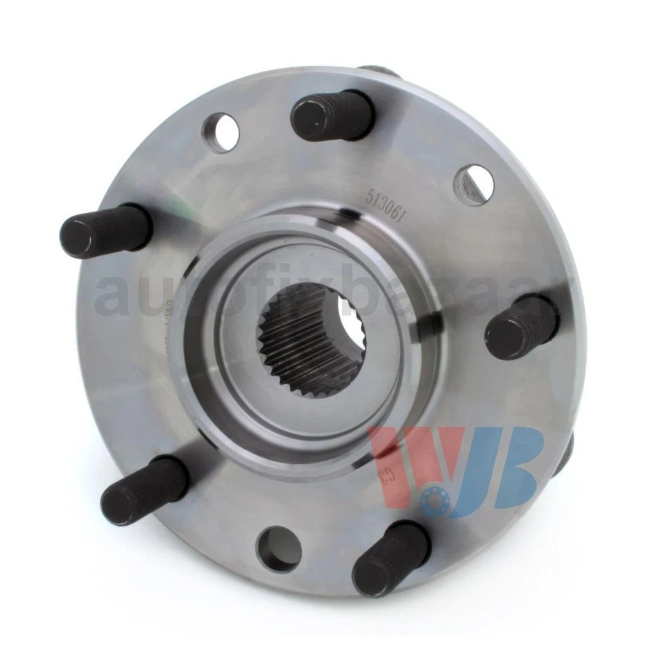 Conjunto de 2 cojinetes y bujes de rueda delantera para Chevrolet Blazer 1995 1996 1997 Foto 2 de 3