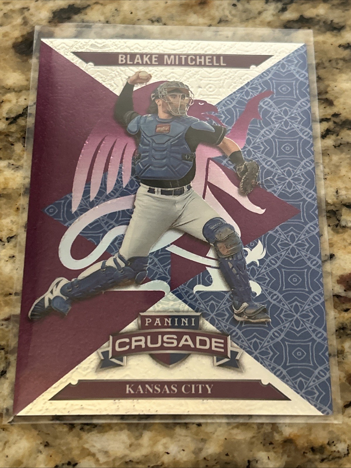 2025 Panini Crusade #22 Blake Mitchell Crusade Purple Mojo 81/99