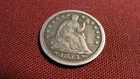 1853 SEATED LIBERTY HALF DIME WITH ARROWS