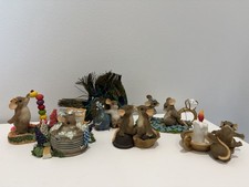 Lot of 6 Fitz & Floyd Charming Tails Mice Figurines No Boxes