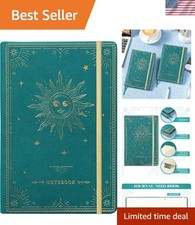 Classic Faux Leather Journal with Pocket - 144 Lined Pages for Creative Minds