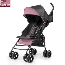 45lb Lightweight Compact Umbrella Stroller W/ Recline Canopy Travel Limit New