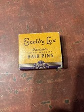 Vintage War Package Scoldy Lox Hair Pins In Box Scoldding Locks Appleton Wis Old