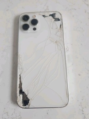 Apple iPhone 12 Pro Max - 128 GB - Silver (Icloud On) (No POWER