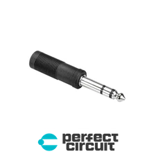 Hosa GPP-419 1/4" TS to 1/4" TRS Adapter ADAPTER - NEW - PERFECT CIRCUIT