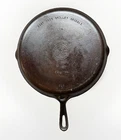 Vintage Griswold Cast Iron Small Logo 109 Skillet Griddle 202C. Erie Dbl Spout