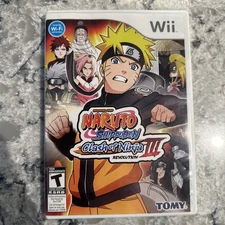 Naruto Shippuden: Clash of Ninja Revolution III 3 (Nintendo Wii, 2009)