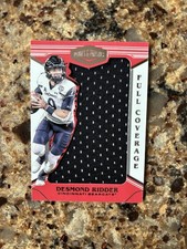 2022 Panini Chronicles Plates & Patches Draft Desmond Ridder Full Coverage Patch