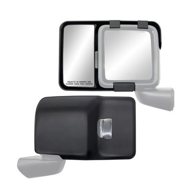 Snap & Zap Custom Fit Towing Mirror Pair - Fits ONLY THESE MODELS - 2018 Jeep...